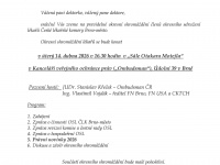 Okresní shromáždění lékařů OSL ČLK Brno-město 2026 - pozvánka - 14.4.2026